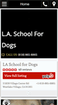 Mobile Screenshot of laschoolfordogs.com